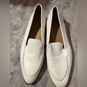 Everlane White Leather Loafers